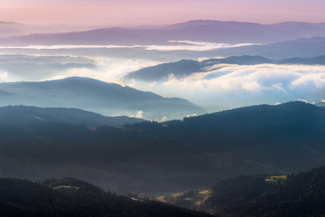 świt w górach, Gorce, © Piotr Szpakowski
