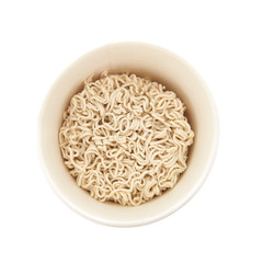 Instant noodles isolated