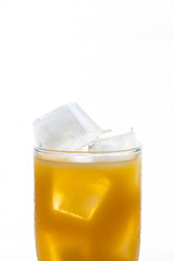 Orange Juice in a ice