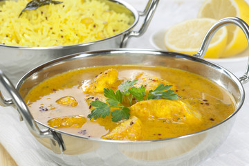 Chicken Curry with Basmati Rice