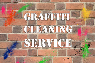 Graffiti cleaning service 