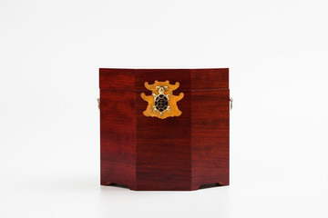Red silk box for jewel Korea 