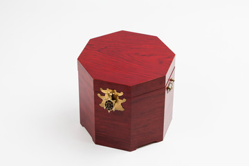 Red silk box for jewel Korea 
