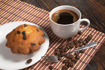Coffee and muffin