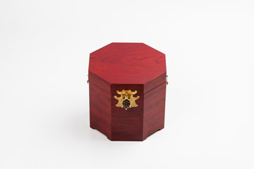 Red silk box for jewel Korea 