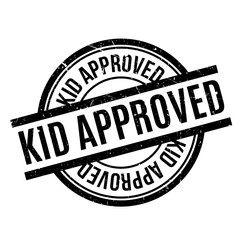 Kid Approved rubber stamp