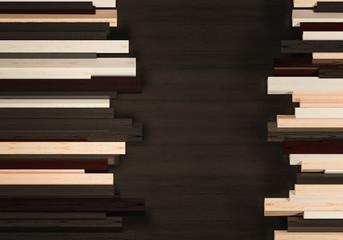 abstract wood material layout background 3d rendering