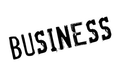 Business rubber stamp. Grunge design with dust scratches. Effects can be easily removed for a clean, crisp look. Color is easily changed.