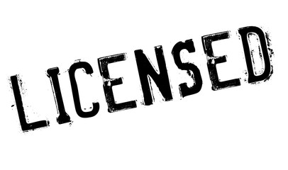 Licensed rubber stamp