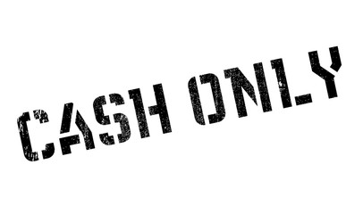 Cash Only rubber stamp. Grunge design with dust scratches. Effects can be easily removed for a clean, crisp look. Color is easily changed.
