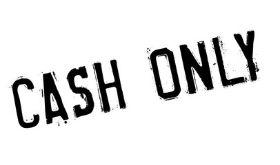 Cash Only rubber stamp. Grunge design with dust scratches. Effects can be easily removed for a clean, crisp look. Color is easily changed.