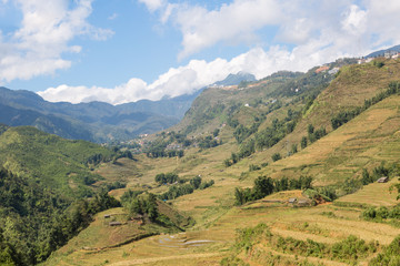 Sapa valley in Vietnam