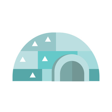 Eskimo house vector illustration.