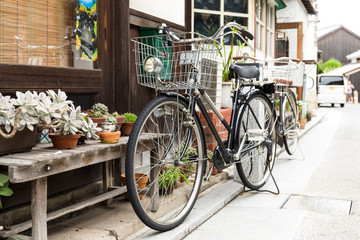 Fototapeta na wymiar Bike in the city