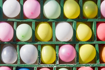 colored balls as a background