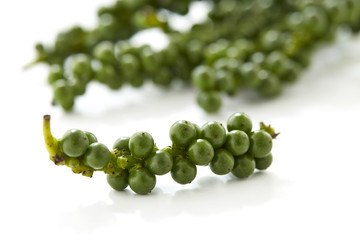 green peppercorns