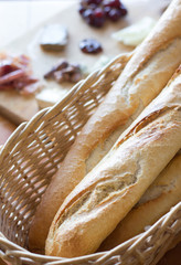 French Baguette and Charcuterie Board