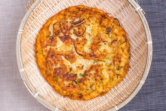 Mung Bean Pancake ( Nokdu-jeon ) - Korea Food