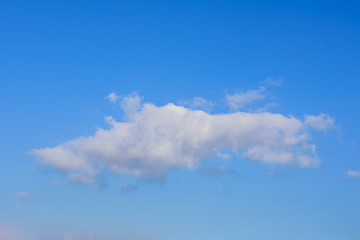 blue sky with cloud