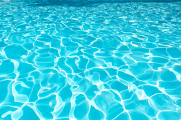 Beautiful ripple water surface in pool for background