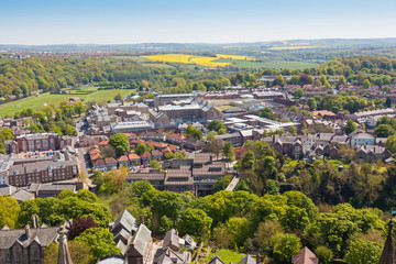 Fototapeta na wymiar Aerial View of Durham