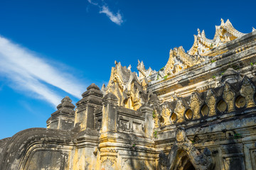 Maha Aungmye Bonzan Monastery at ancient city Inwa, Mandalay