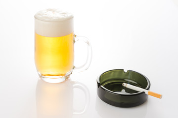 ビールと煙草