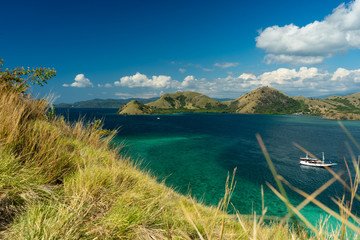 Coral bay in Komodo National Park, Flores, Indonesia.