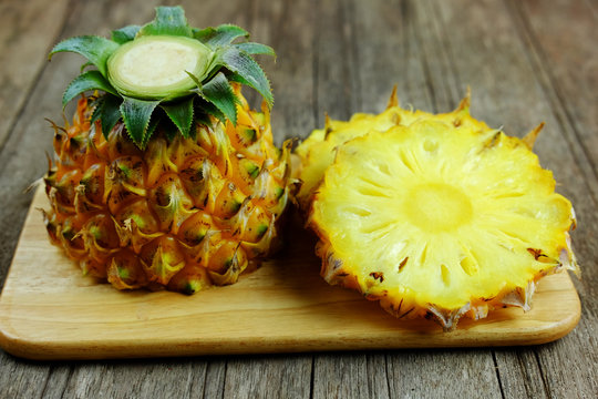 Pineapple slice.