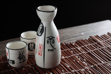 Obraz na płótnie Canvas japan sake
