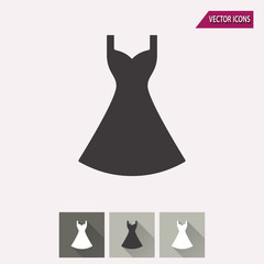 Dress - vector icon.