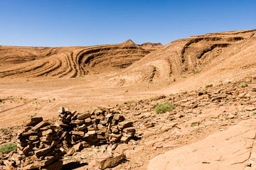Scenary at route Tata-Tagmoute, Morocco