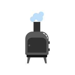 Camping stove, Furnace travel, Tourist heater icon.