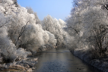 Verschneite Landschaften im Winter