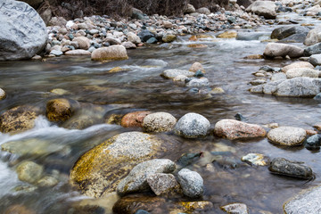 river among stones