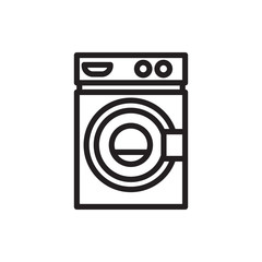 washing machine icon illustration