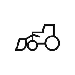 excavator icon illustration