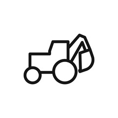 excavator icon illustration