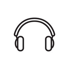 earphones icon illustration