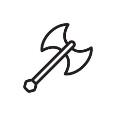axe weapon icon illustration