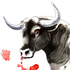 Bloody bull