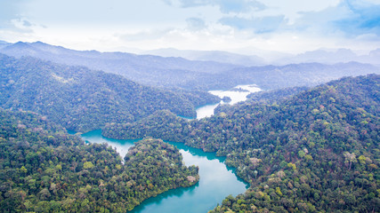 Fototapeta na wymiar the biggest rainforest national park in Thailand