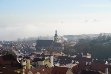 Obraz premium sky to Prague