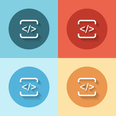 html flat icon set