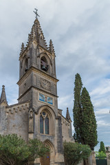 Fototapeta na wymiar Église Saint-Roch d'Aiguèze