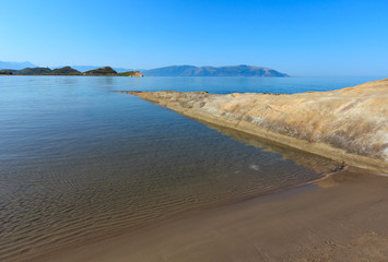 Fototapeta na wymiar Sandy beach (Albania).