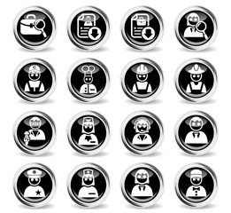 job search icon set