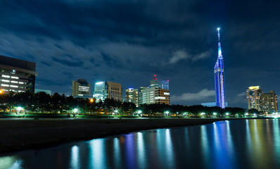 Obraz premium Fukuoka skyline