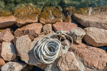 Coiled rope