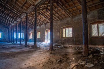 Fototapeta na wymiar Old barn in Argentiera Sardinia